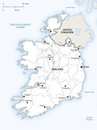 Gives a much larger set of towns than the old map did. Free Vector Map Of Ireland Outline One Stop Map