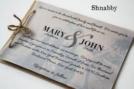 Rustic Kraft Paper Wedding Invitation Set With Vellum Overlay Vintage Wedding Organ Kraft Paper Wedding Wedding Invitations Rustic Trendy Wedding Invitations