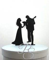 Wedding Cake Topper Guitar Player Musician And Bride Etsy Wedding Cake Topper Guitar Wedding Cake Guitar Music Wedding Cakes