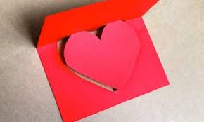 Diy pop up hearts valentine's day card. Make A Simple Pop Up Heart Card Kidspot