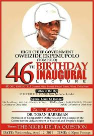 Ex niger delta militant, high chief government ekpemupolo aka tompolo, has penned an. Happy Birthday Tompolo Nairametrics