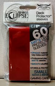 Get it as soon as wed, jun 16. Ultra Pro Pro Matte Eclipse Deck Protector Small Sleeves Red 60s Lazada Ph