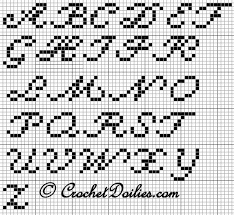 filet crochet pattern free alphabet crochet and knitting