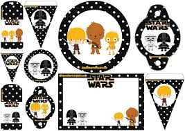 Star Wars Babies Free Printable Mini Kit Star Wars Baby Shower Star Wars Printables Star Wars Baby