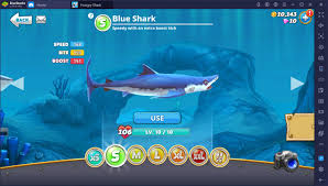 Find 5 fossils to unlock the blue shark! Hungry Shark World A Guide On The Different Sharks And Size Categories Bluestacks