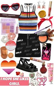 Each of our product pages features individual photo galleries of our favorite lychee girls (and us!) in their own personalized take on outfits put together with our own streetwear clothing pieces. Lesbian Aesthetic Outfit Shoplook