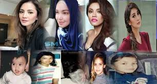 10 Foto Zaman Kanak Kanak Artis Wanita Tercantik Malaysia Yg Last Sekali Tue Sebijik Muka Anak