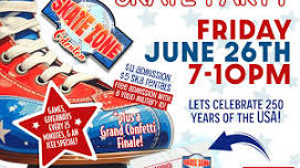 Red, White, & Roll Skate Party!
