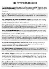 Free interactive exercises to practice online or download as pdf to print. Relapse Prevention Worksheets