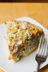 Found the leftovers make great breakfast burritos. Keto Slow Cooker Leftovers Egg Bake Recipe