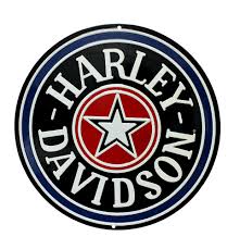 Harley Davidson Fat Boy Gas Cap Tin Sign 2010641
