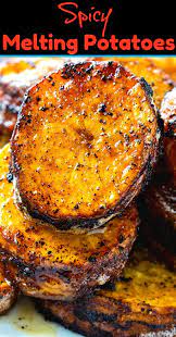 Spicy Melting Potatoes Spicy Southern Kitchen Recipe Recipes Potato Side Dishes Spicy Recipes
