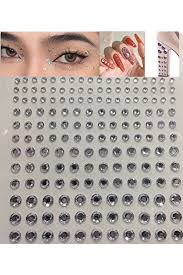 NEW HİLL Face, Nail and Hair Sticker Makeup Stone Crystal, Self  Adhesive-165 Pieces- Trendyol