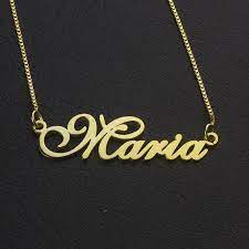 Nameplate Necklace Personalized Name Necklace Customized Etsy Gold Name Necklace Nameplate Necklace Name Necklace