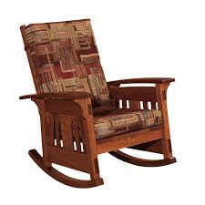 Amish Mccoy Mission Upholstered Rocking Chair Amish Rocking Chairs Upholstered Rocking Chairs Rocking Chair