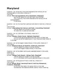 Pixie dust, magic mirrors, and genies are all considered forms of cheating and will disqualify your score on this test! M Is For Maryland Trivia Questions By A Is For America Tpt