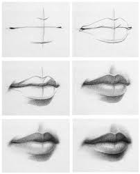 Art Inspirations How To Draw Realistic Lips Tutorial Lip Drawing Drawing Techniques Lips Drawing