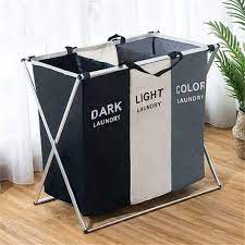 The mesh keeps dirty clothes aired out, helping control odor and wetness common in conventional laundry bags. Buy Dirty Clothes Laundry Storage Basket 2 3 Grid Organizer Basket Bathroom Laundry Hamper Home Accessories At Affordable Prices Free Shipping Real Reviews With Photos Joom