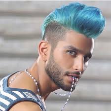 Jimmy On Instagram Loveeee Pompadour Eleganceapproved Hanzdefuko Oster Menhaircolor Hanzonation Haird Men Hair Color Mens Hair Colour Mens Blue Hair