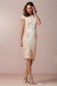 Hot Sale 2014 High Neck Lace Modest Evening Gowns Sheath Formal Tea Length Plus Size Mother Of The Bride Dresse Vestidos Vestidos Especiais Vestido Festa Curto