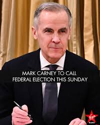 Our new Prime Minister Mark Carney is said to call a federal election this  Sunday. Election day could be either April 29th or May 5th. 📸: Getty