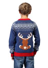 Ugly christmas sweater men's santa hangin loose led. Boy S Reindeer Led Light Up Ugly Christmas Sweater