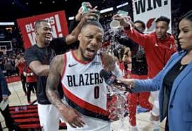 Lebron james was sidelined for this game with a strained groin. My Favourite Game Damian Lillard S 37 Foot Buzzer Beater Sinks Okc Sport The Guardian