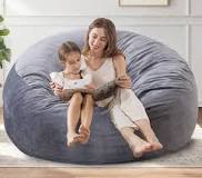 Amazon.com: Large Bean Bag Chair for Adults/Kids with Filling ...