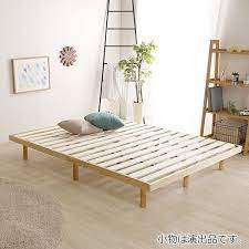 ニトリ 天然木3段階高さ調整 脚付きすのこベッド通販 インテリア 家具 すのこベッド 寝室 レイアウト
