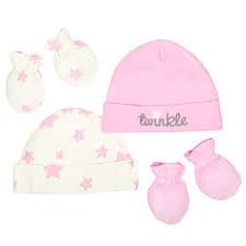 Gerber Baby Girls 4 Piece Organic Cap And Mitten Set Crea Https Www Amazon Com Dp B076ht7nt8 Ref C Cute Baby Girl Outfits Baby Girl Newborn Cute Baby Girl