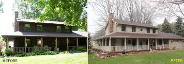 Standard steel replacement entry door cost: Remodel Exterior Portside Builders Home Cottage Exterior Remodel