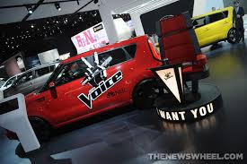 The Voice Chair And Kia Soul At Naias Kia Kia Soul Toy Car