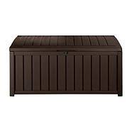 keter large wood look deck box deck box renovation hardware deck box storage
