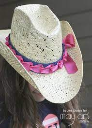 Cowboy Hat Band Makeover Ribbon Resource Online Cowboy Hats Hat Band Hats