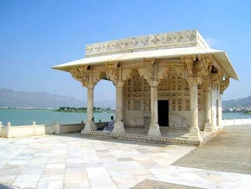 Ana Sagar Lake, a medieval man-made lake in India