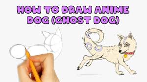 Animate your name my favz scratch studio colourful person designer! How To Draw Anime Dog 20 Steps Anime Dog Drawing Tutorial