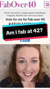 Am i #fabover40 ? I am hoping to win a spa weekend and enough money to rake  my kids to Disney! Vote for me https://votefab40.com/2023/kathy-mccreary  #fabover40contest #fabover40official ...