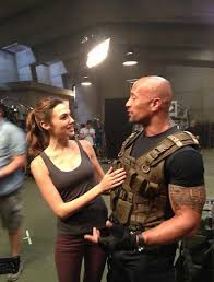 Gadot has just been cast as wonder woman in batman vs. Fast And Furious 6 Gal Gadot Set Pics With Dwayne Johnson Gal Gadot
