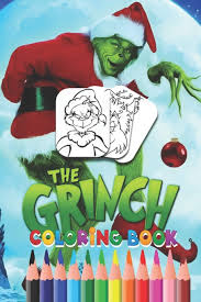 We color in the gri. The Grinch Coloring Book Cindy Lou Who Soft Glossy Cover New Cute Coloring Pages Best Coloring Book 9781674383842 Book Mr Grinch Coloring Books Amazon Com