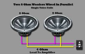A voice coil puts up the electrical resistance. Wireing 2 Single Voice Coil Subs Car Audio Forumz The 1 Car Audio Forum