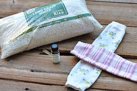 Use an old pillow case: Diy Homeopathic Aromatherapy Hot Packs With Rice
