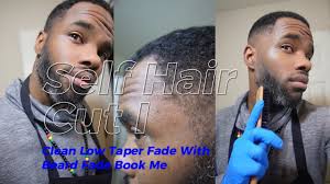 Jackie Terry Self Hair Cut The Perfect Low Taper Fade