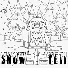 Printable Yeti Coloring Pages With Images Lego Movie Coloring Pages Christmas Coloring Pages Snowman Coloring Pages