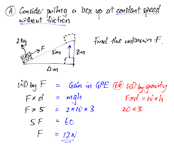 Work Done To Bring An Object Up Physics And Mathematics Learn Physics Work Energy And Power