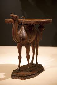 Buy this wood design and carved wooden figurines. Antique Superbly Carved Walnut Wood Camel Table Circa 1880 Bada