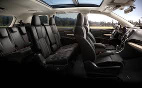 Interior View Of 2019 Ascent In Slate Black Cloth Subaru Suv Best Family Cars Subaru
