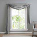 560 Weiss 140x600 Voile Querbehang Freihanddeko 9 90 Gardinen Rollos Gestaltung Kleiner Raume Gardinen Querbehang