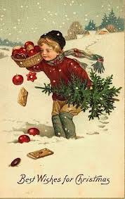 Antiche Cartoline Di Natale Le Chiccherie Carta D Epoca Natale Retro Cartoline Di Natale