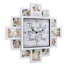 Finding the right clock for your wall can be a bigger deal than just deciding. American Art Decor Family Time Collage Wall Clock