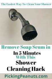 This Shower Cleaning Hack Removes Water Deposits Fast Picking Peanuts Pickingpeanuts Com Shower Cleaning Hacks Shower Cleaner Cleaning Hacks